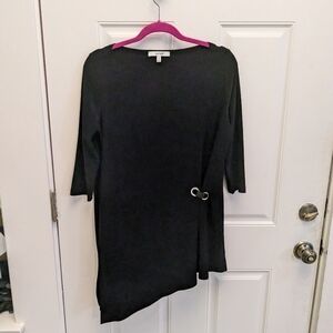 Sympli Halo Angle Tunic In Black